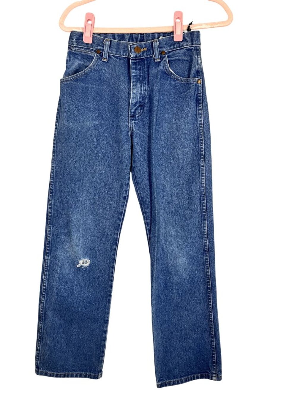 Wrangler Denim Jean Straight Leg 14R Kids Country Farm Cowboy Rodeo Western 4-H